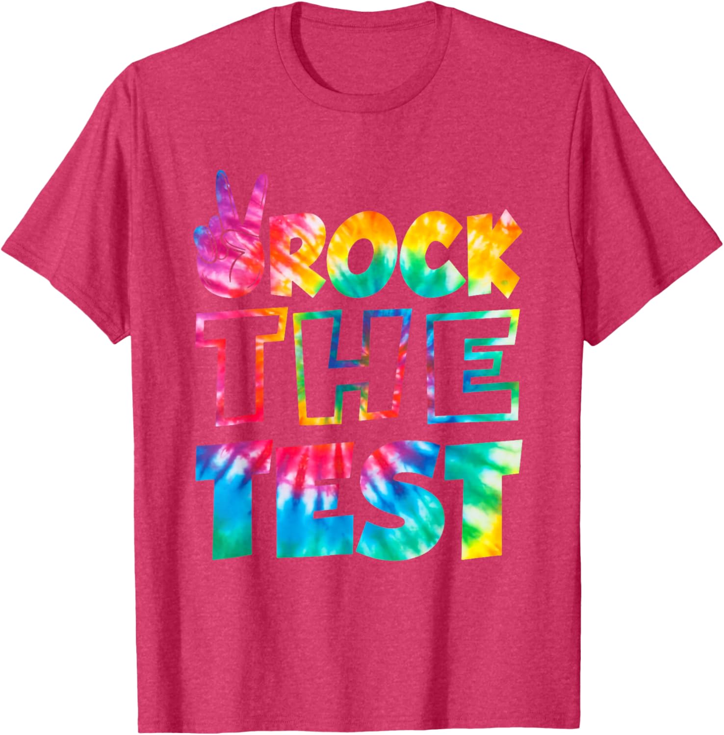 Rock The Test Testing Day Retro Motivational Teacher Student T-Shirt