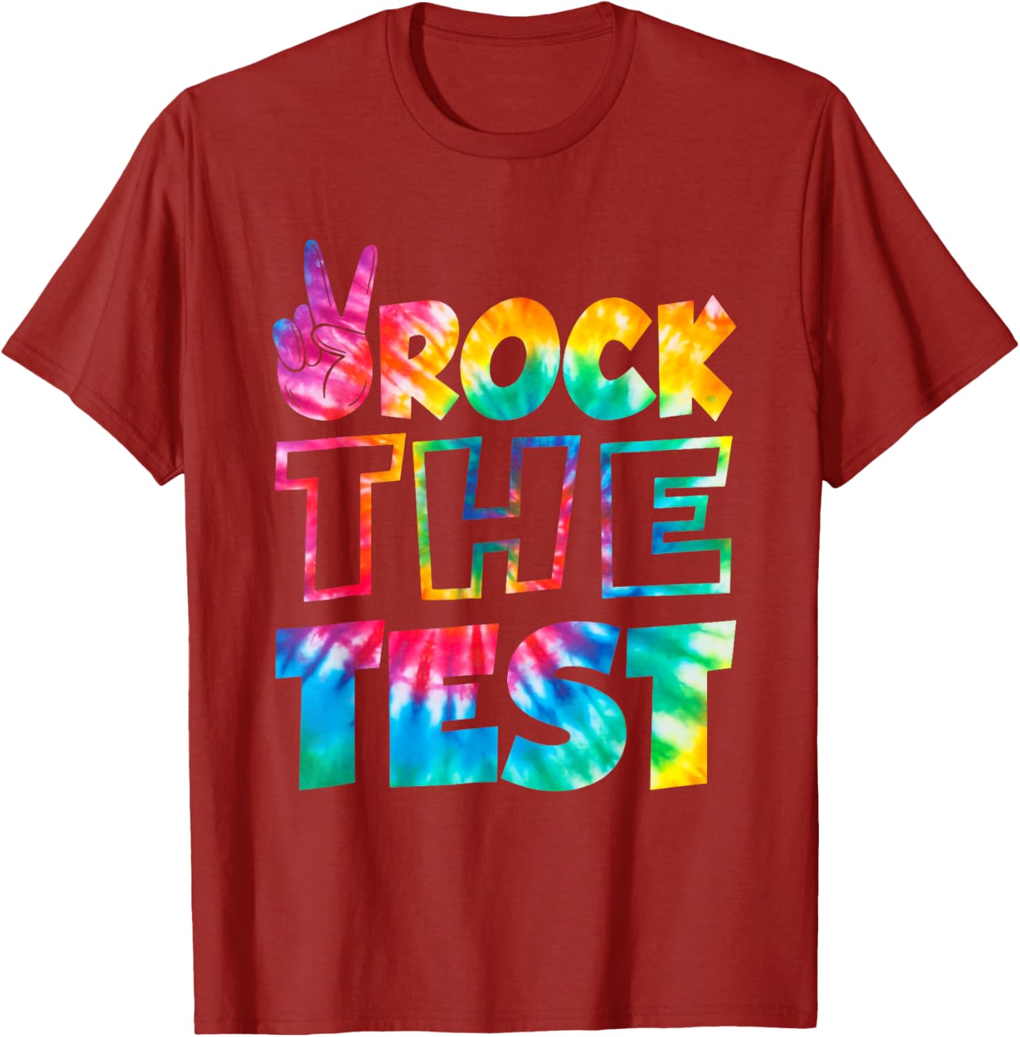 Rock The Test Testing Day Retro Motivational Teacher Student T-Shirt