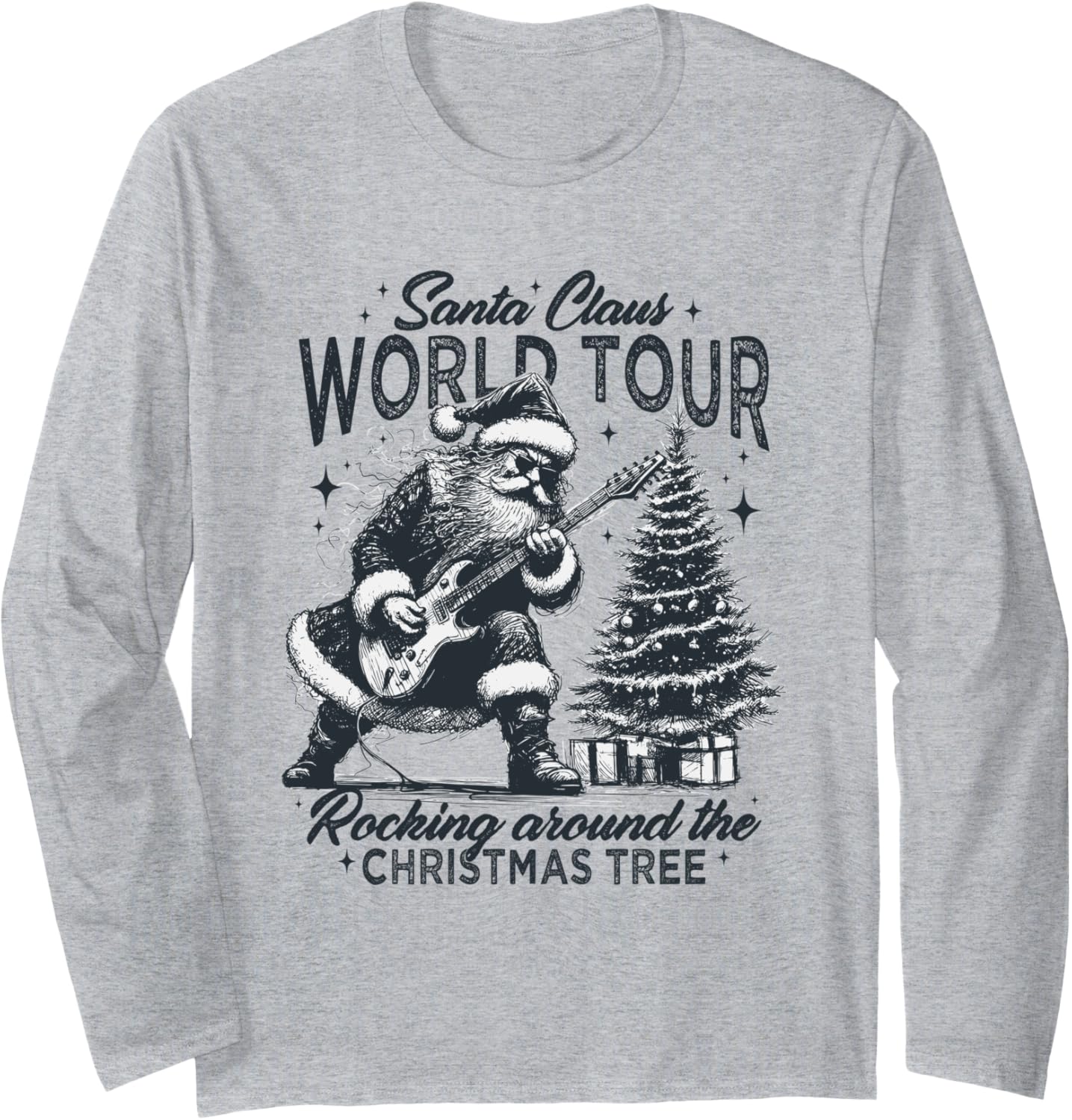 Santa Claus Guitarist - Santa Claus World Tour Long Sleeve T-Shirt