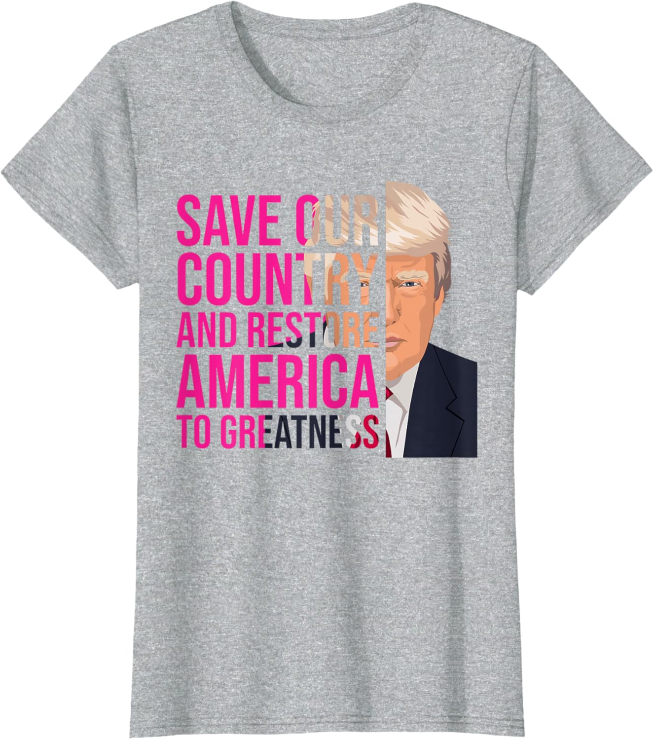 Save Our Country and Restore America to Greatness pro-Trump T-Shirt