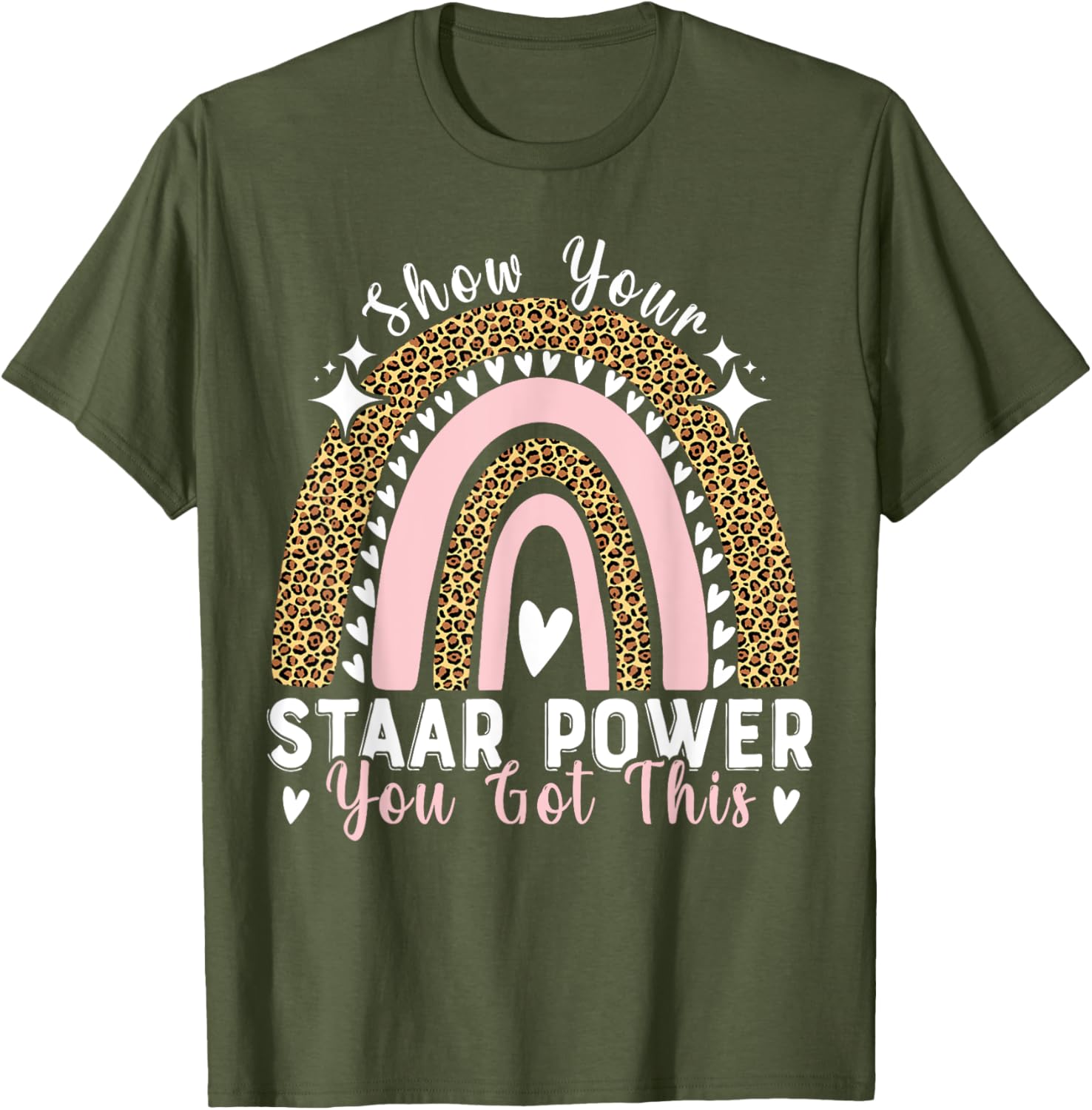 Show Your Staar Power You Got This Testing Test Day Teacher T-Shirt