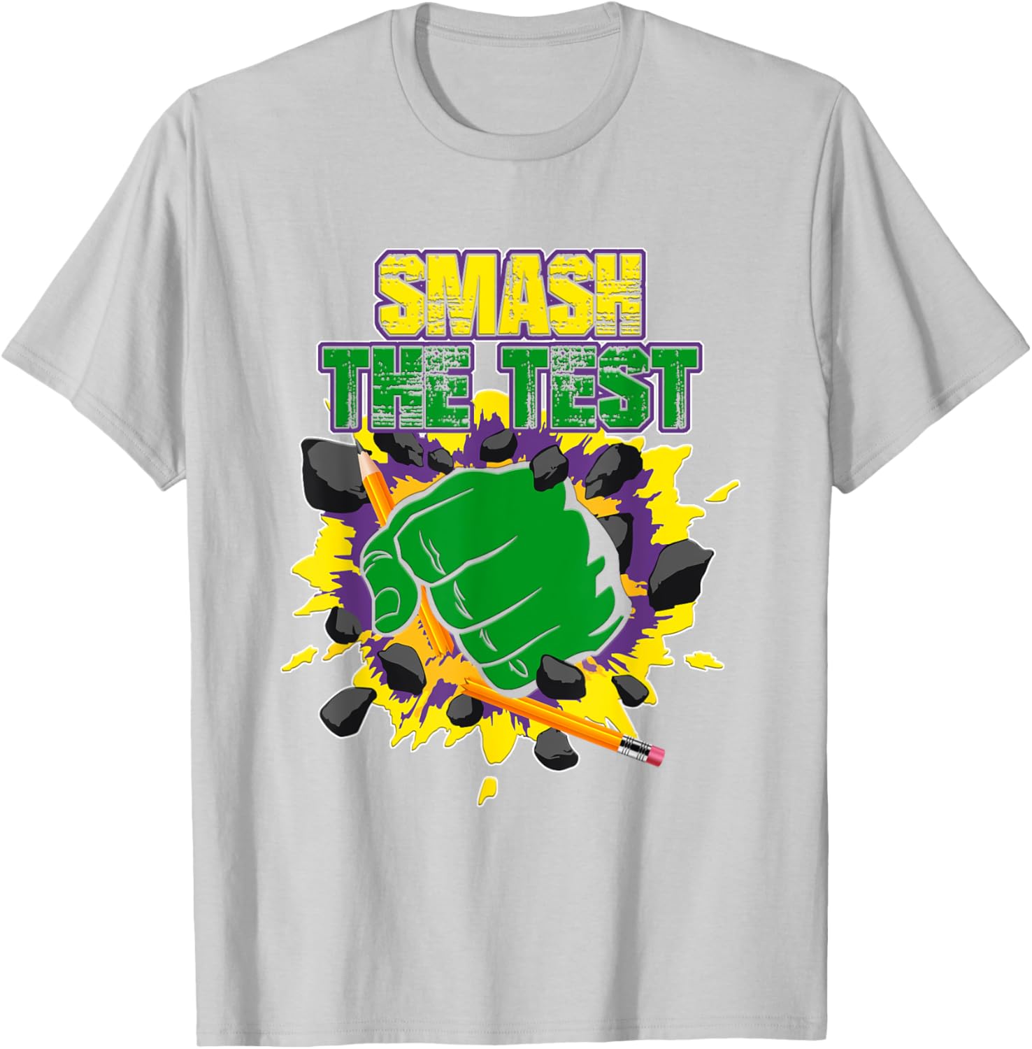 Smash the test Funny Exam Test Day T-Shirt