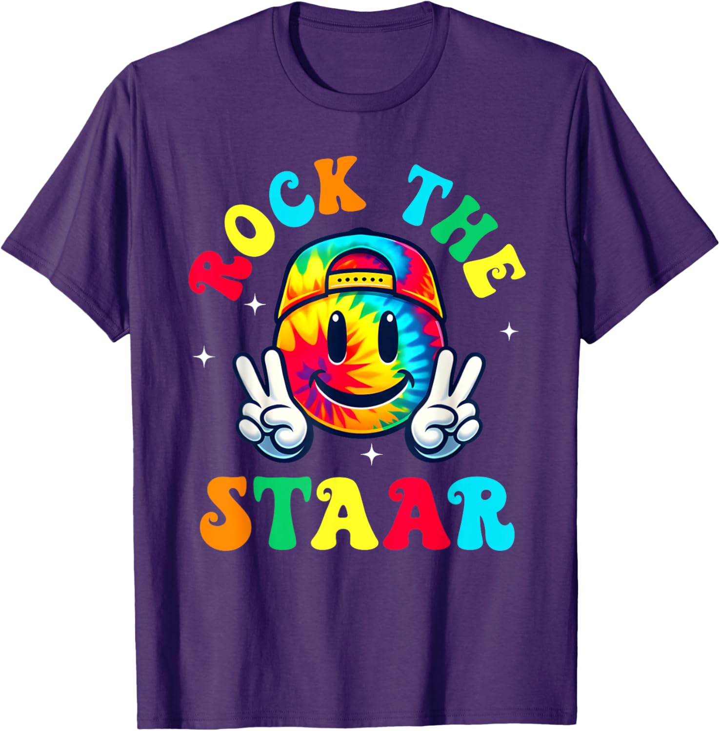 Smile Face Groovy Teacher T-Shirt