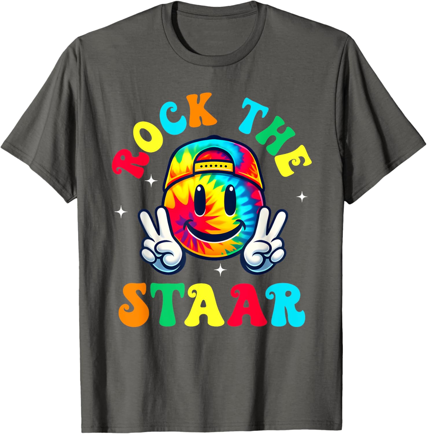 Smile Face Groovy Teacher T-Shirt