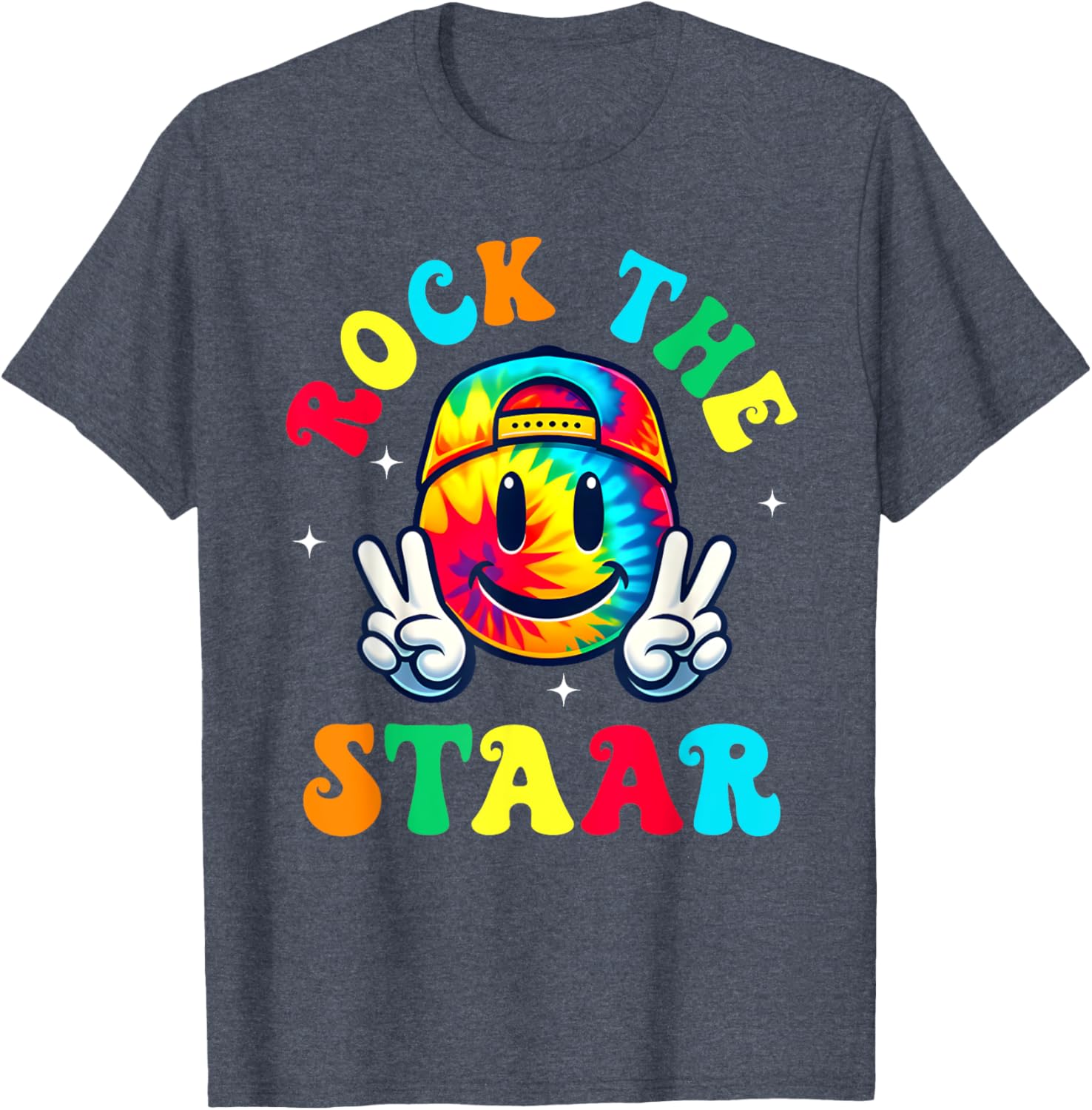 Smile Face Groovy Teacher T-Shirt