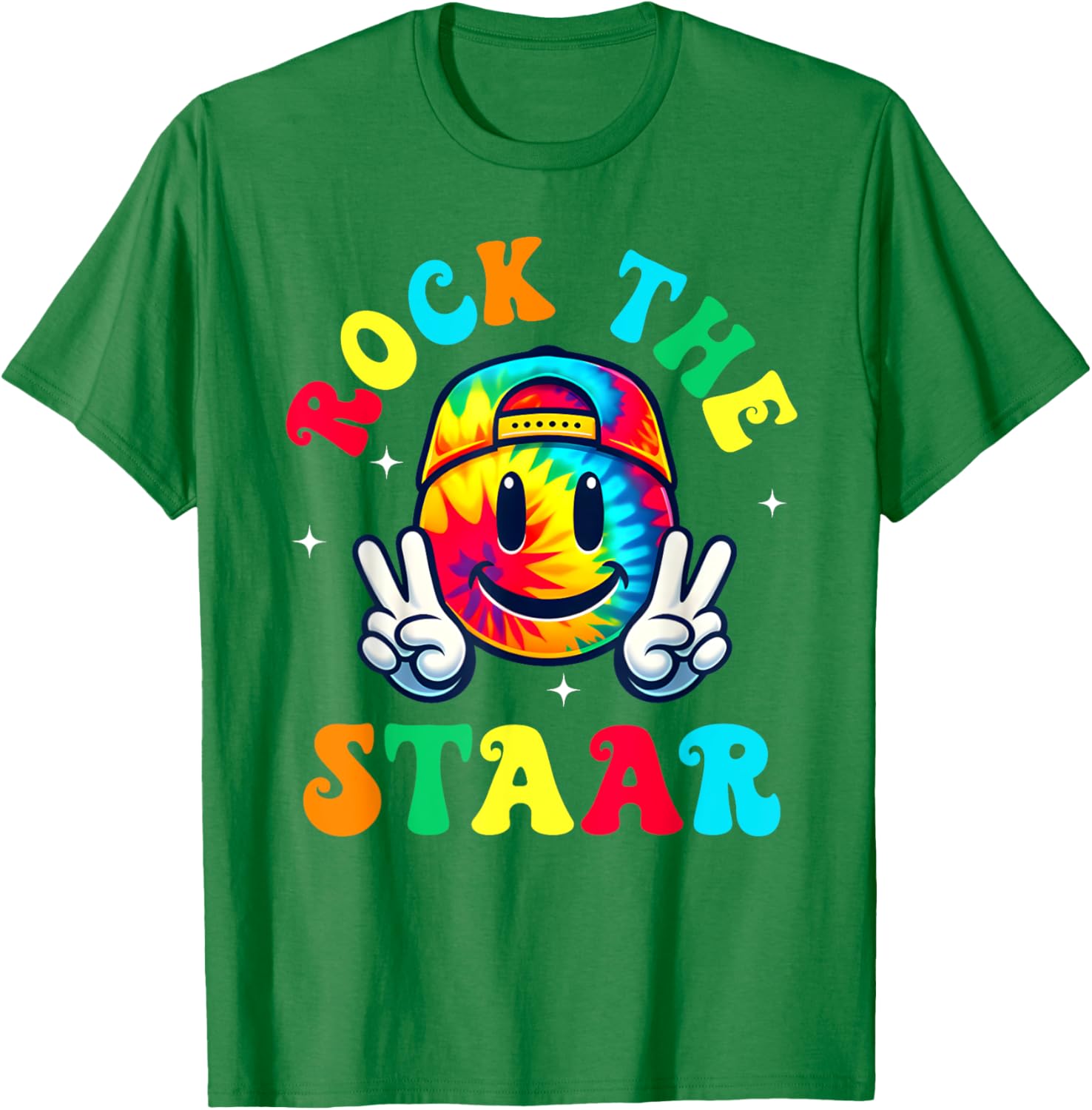 Smile Face Groovy Teacher T-Shirt
