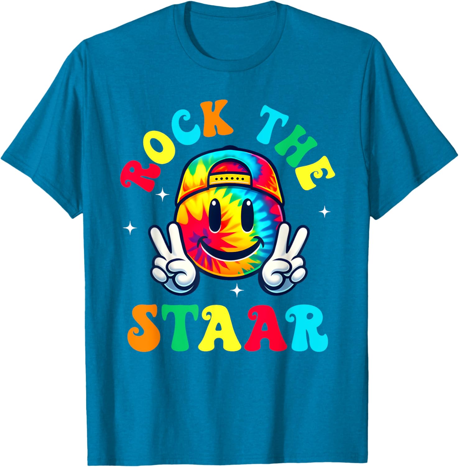 Smile Face Groovy Teacher T-Shirt