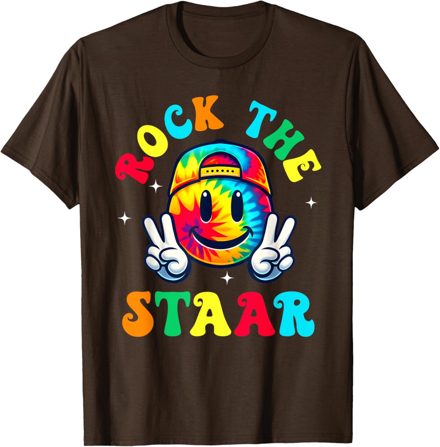 Smile Face Groovy Teacher T-Shirt