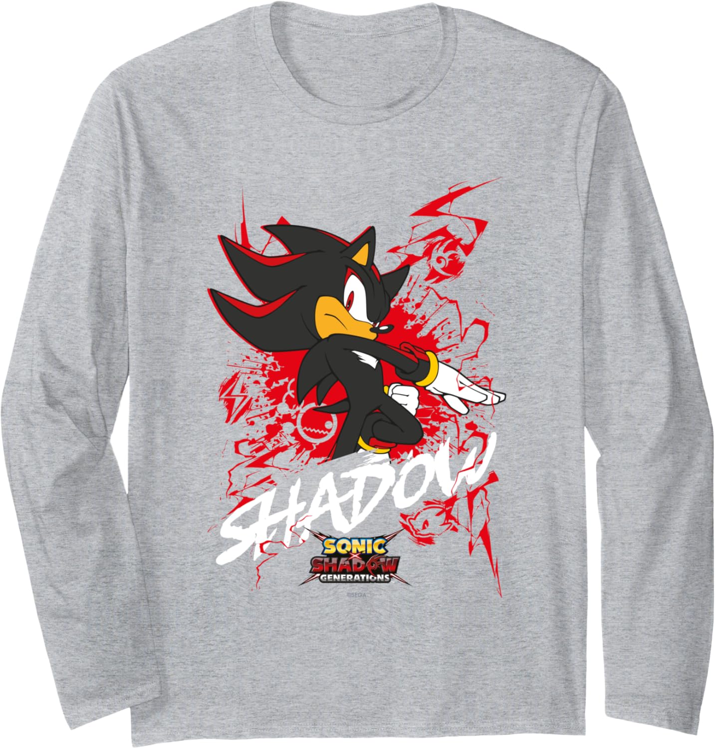 Sonic the Hedgehog, Sonic X Shadow Generations - Shadow Long Sleeve T-Shirt