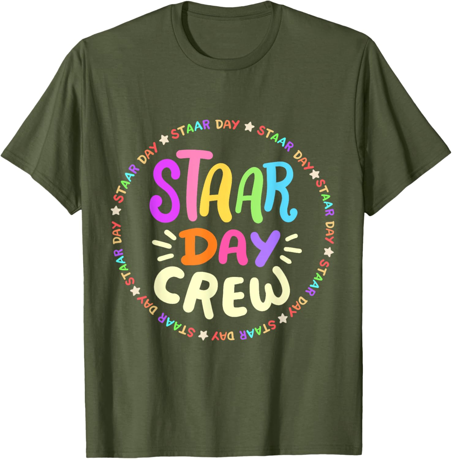 STAAR Day Crew Mode On Funny Test Exam Teachers Squad T-Shirt