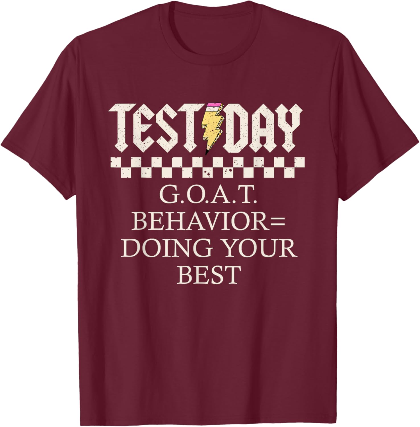 Staar State Testing Day Motivation Behavior Doing Your Best T-Shirt
