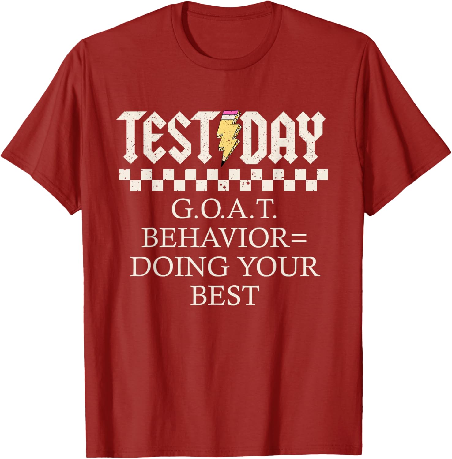 Staar State Testing Day Motivation Behavior Doing Your Best T-Shirt