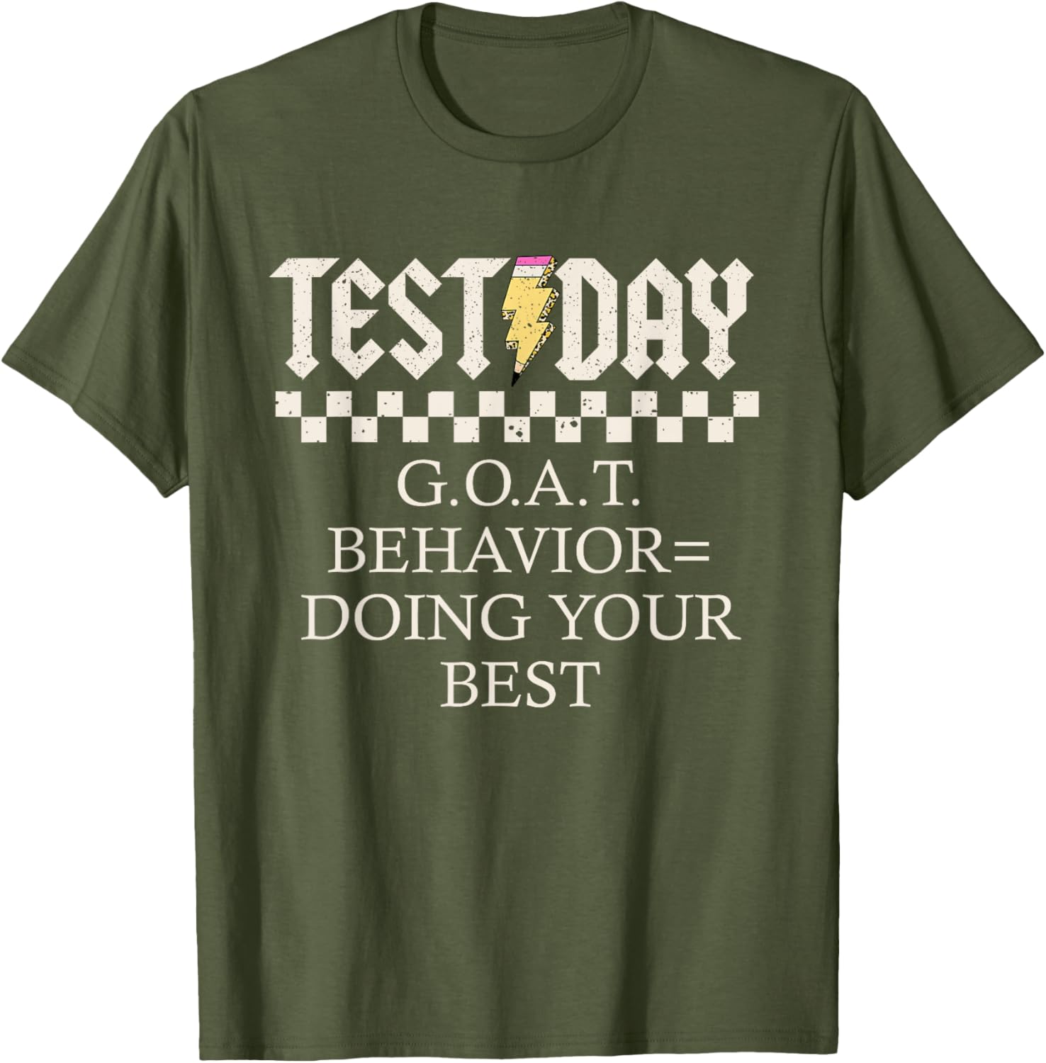 Staar State Testing Day Motivation Behavior Doing Your Best T-Shirt