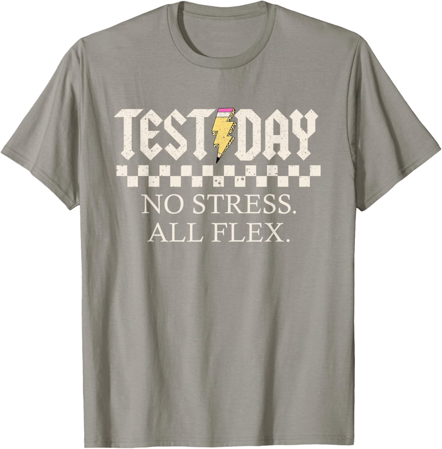 Staar State Testing Day Motivation No Stress All Flex T-Shirt