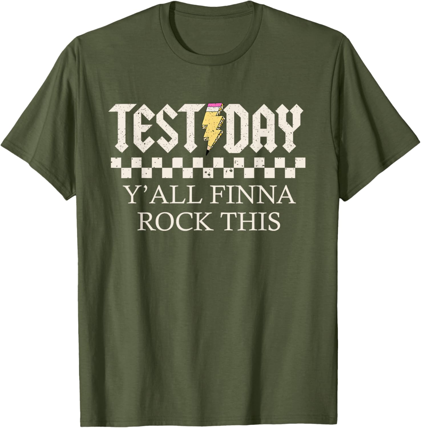 Staar State Testing Day Motivation Y'all Finna Rock This T-Shirt