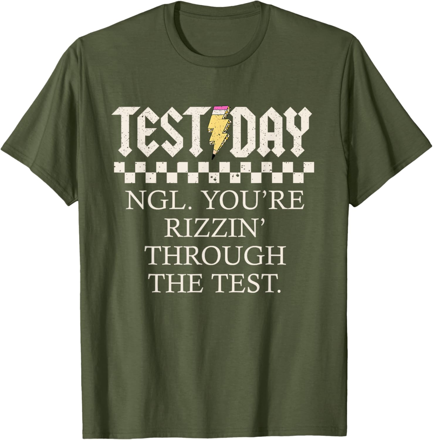 Staar State Testing Day Motivation You're Through The Test T-Shirt