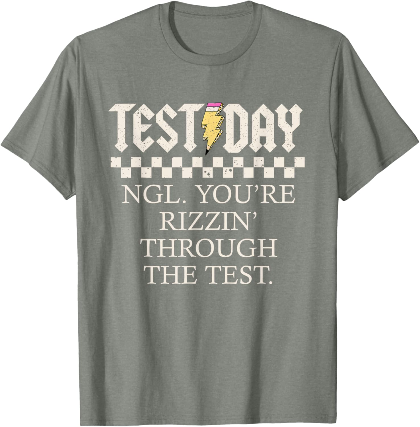 Staar State Testing Day Motivation You're Through The Test T-Shirt