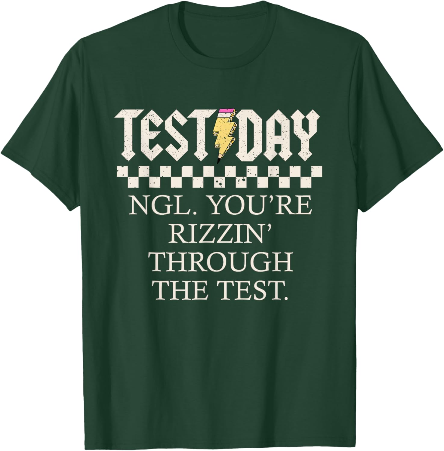 Staar State Testing Day Motivation You're Through The Test T-Shirt