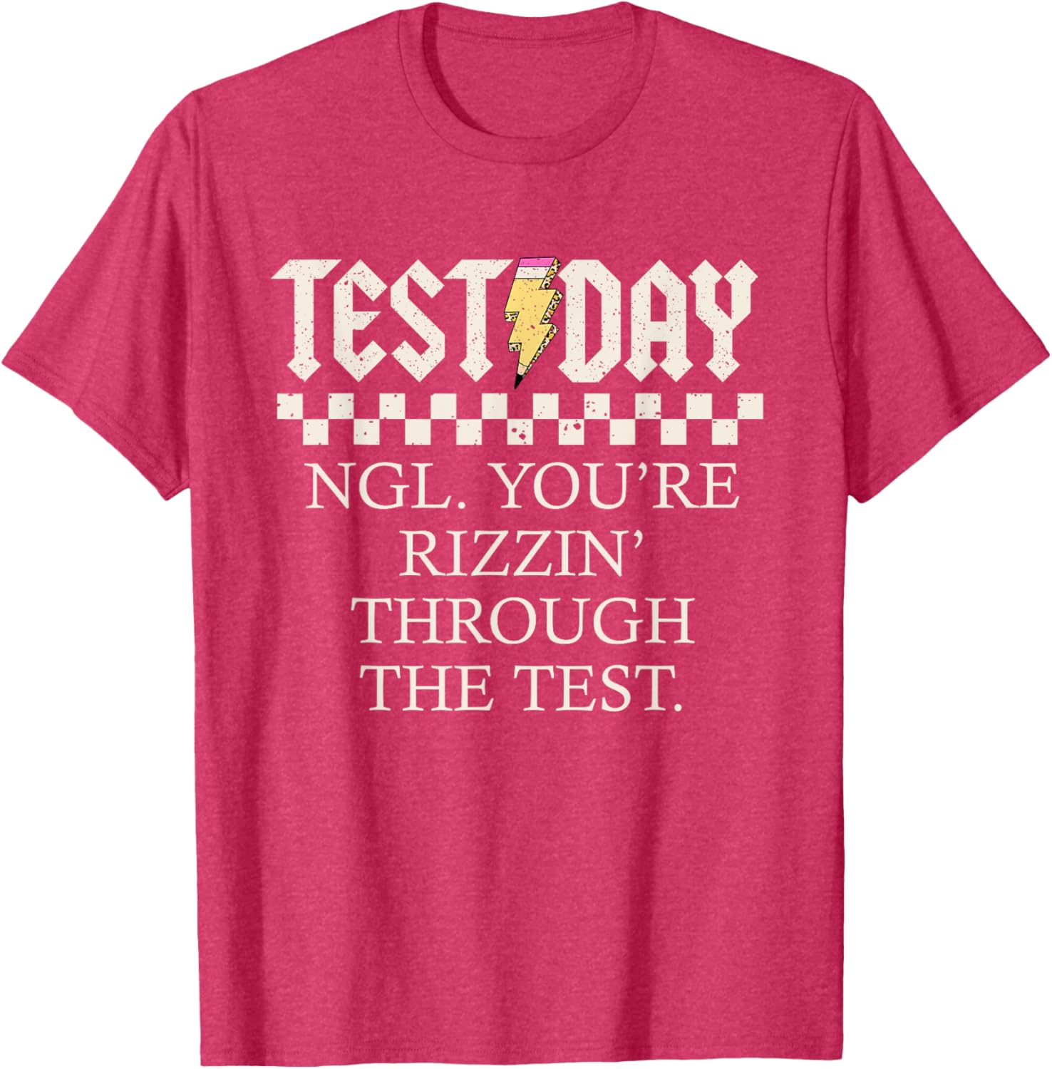 Staar State Testing Day Motivation You're Through The Test T-Shirt