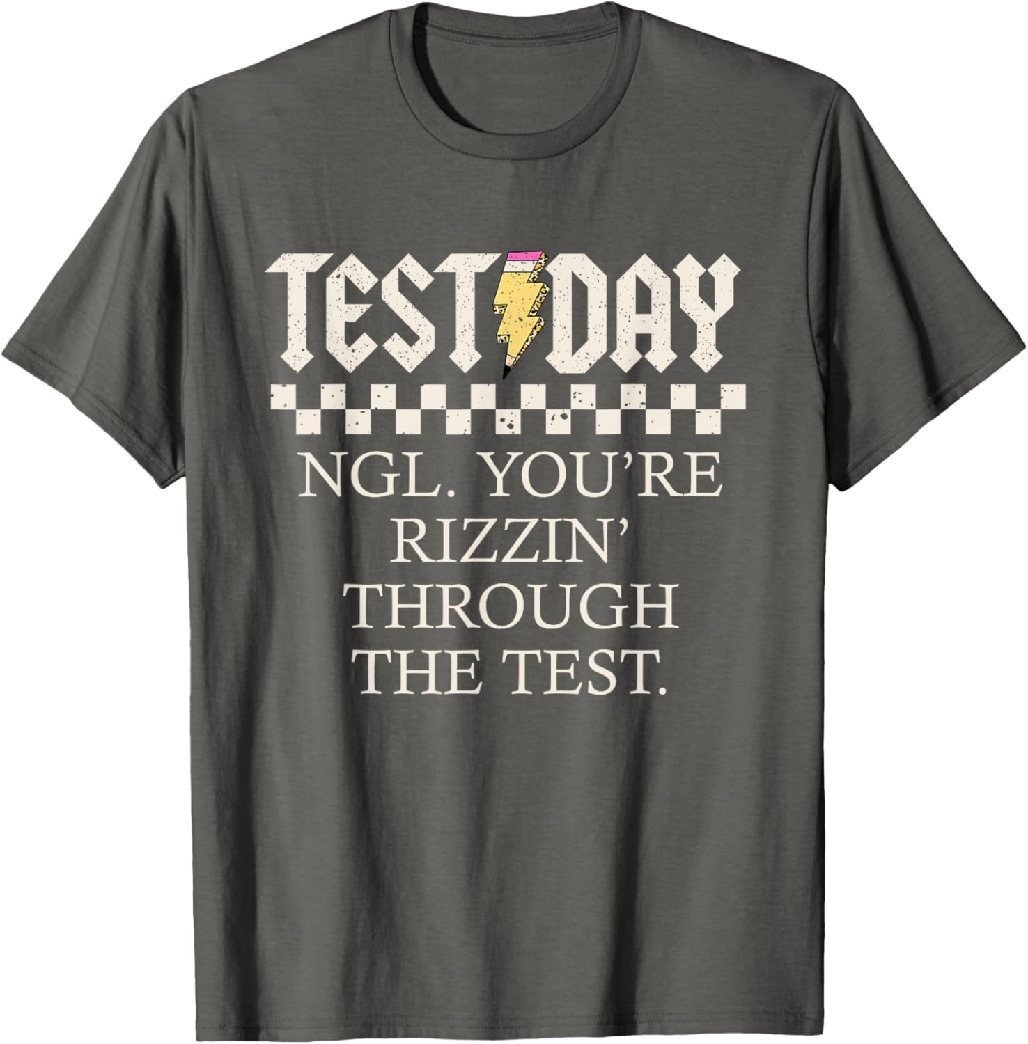 Staar State Testing Day Motivation You're Through The Test T-Shirt