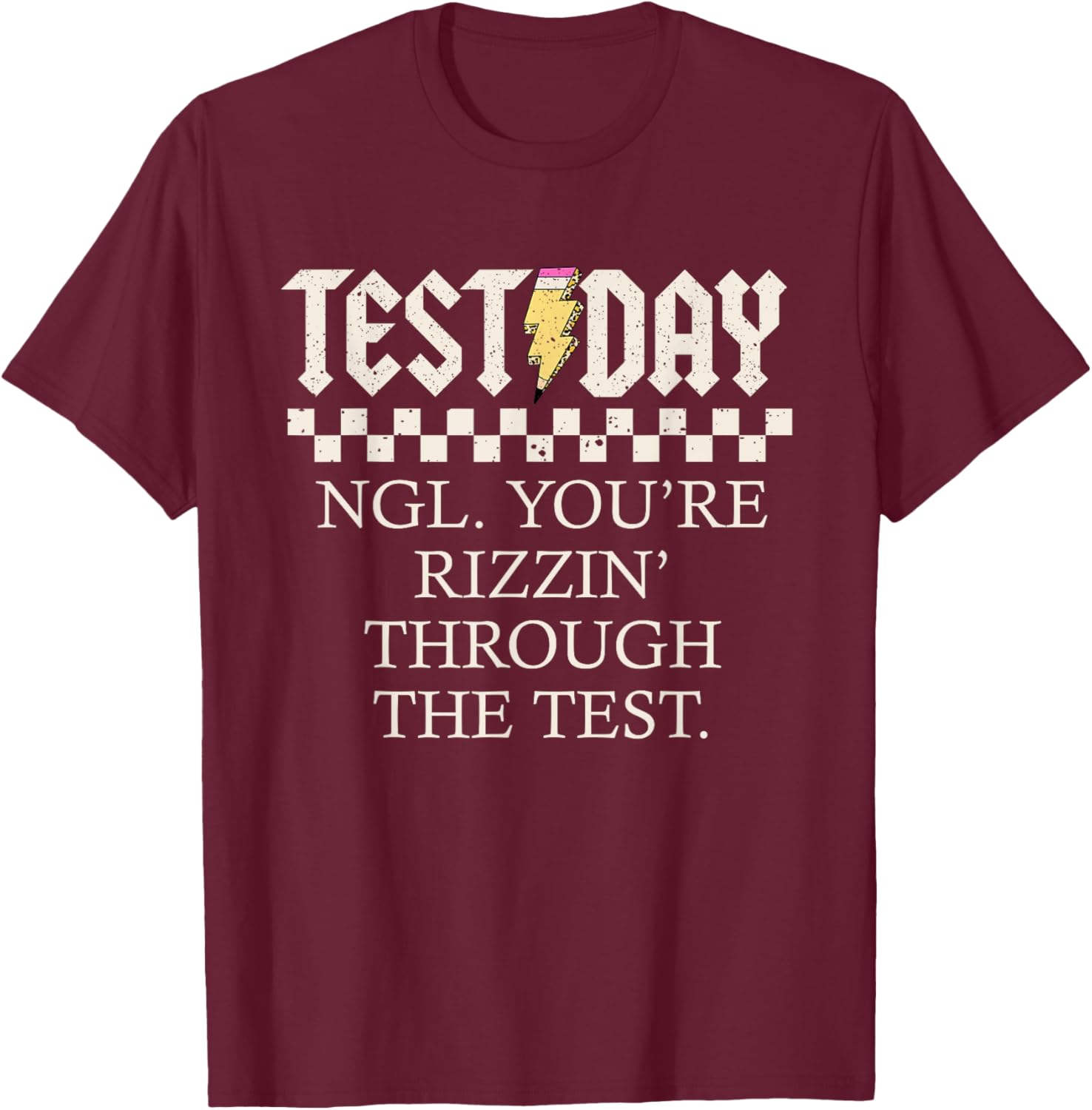 Staar State Testing Day Motivation You're Through The Test T-Shirt