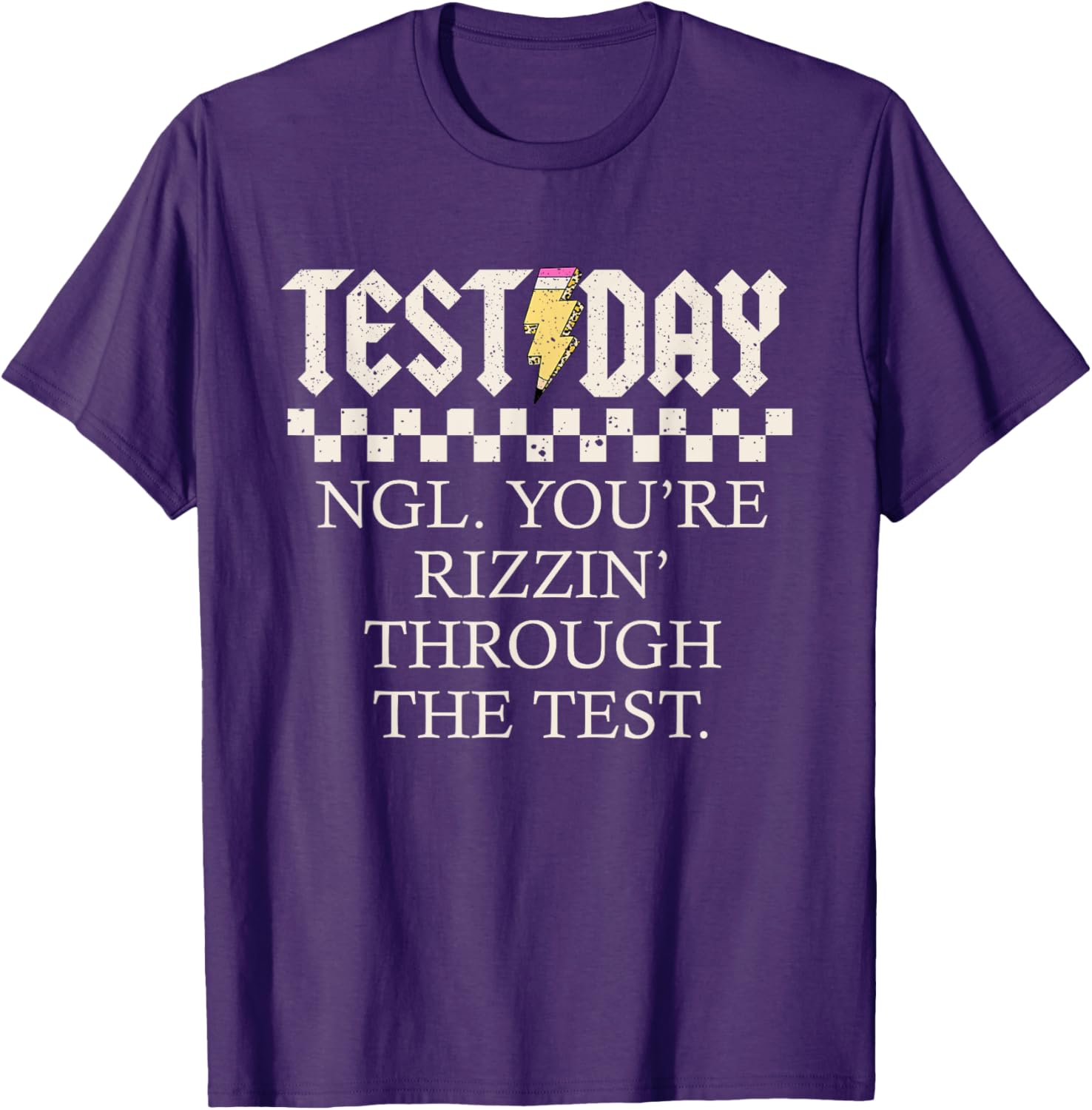 Staar State Testing Day Motivation You're Through The Test T-Shirt