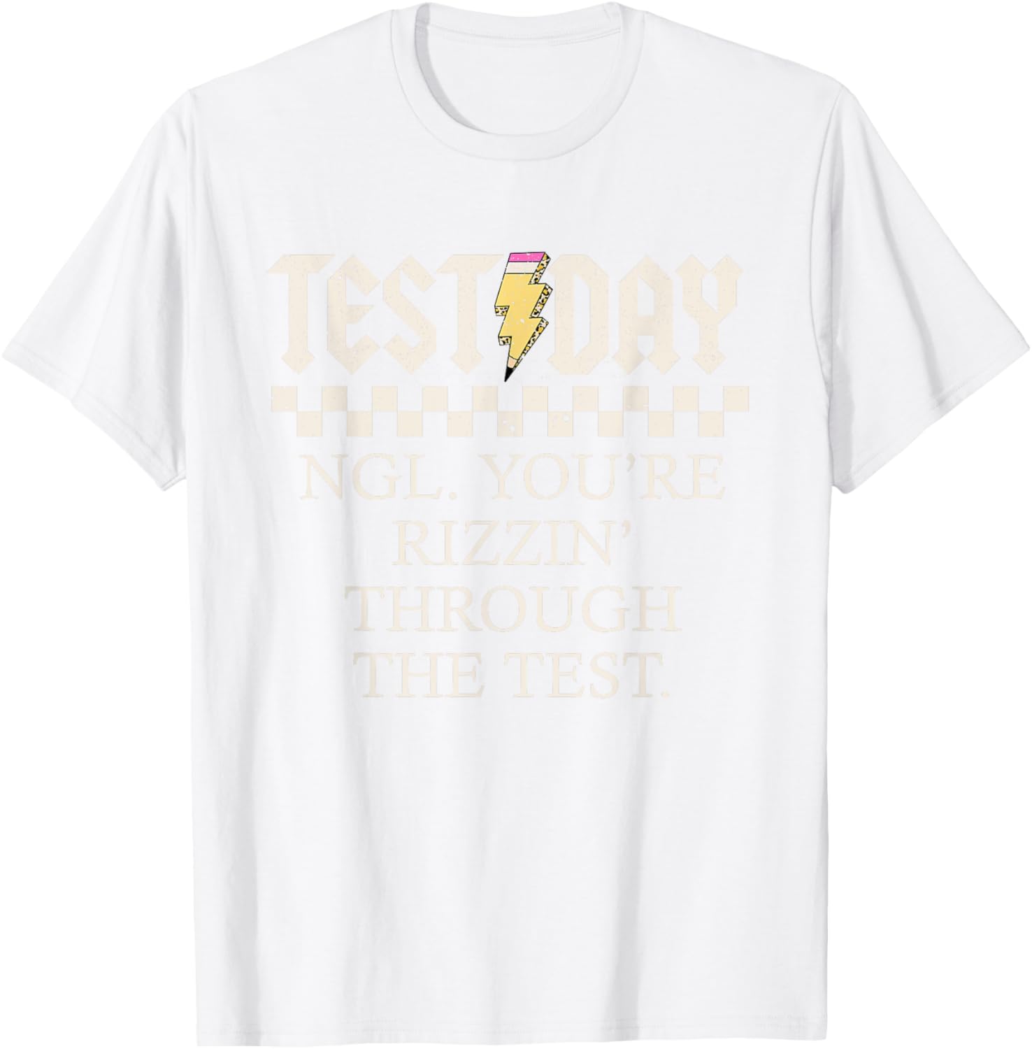 Staar State Testing Day Motivation You're Through The Test T-Shirt