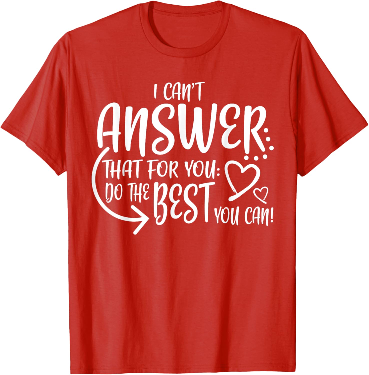 Teacher Test Day Gift Testing Quote State Exam Ladies T-Shirt