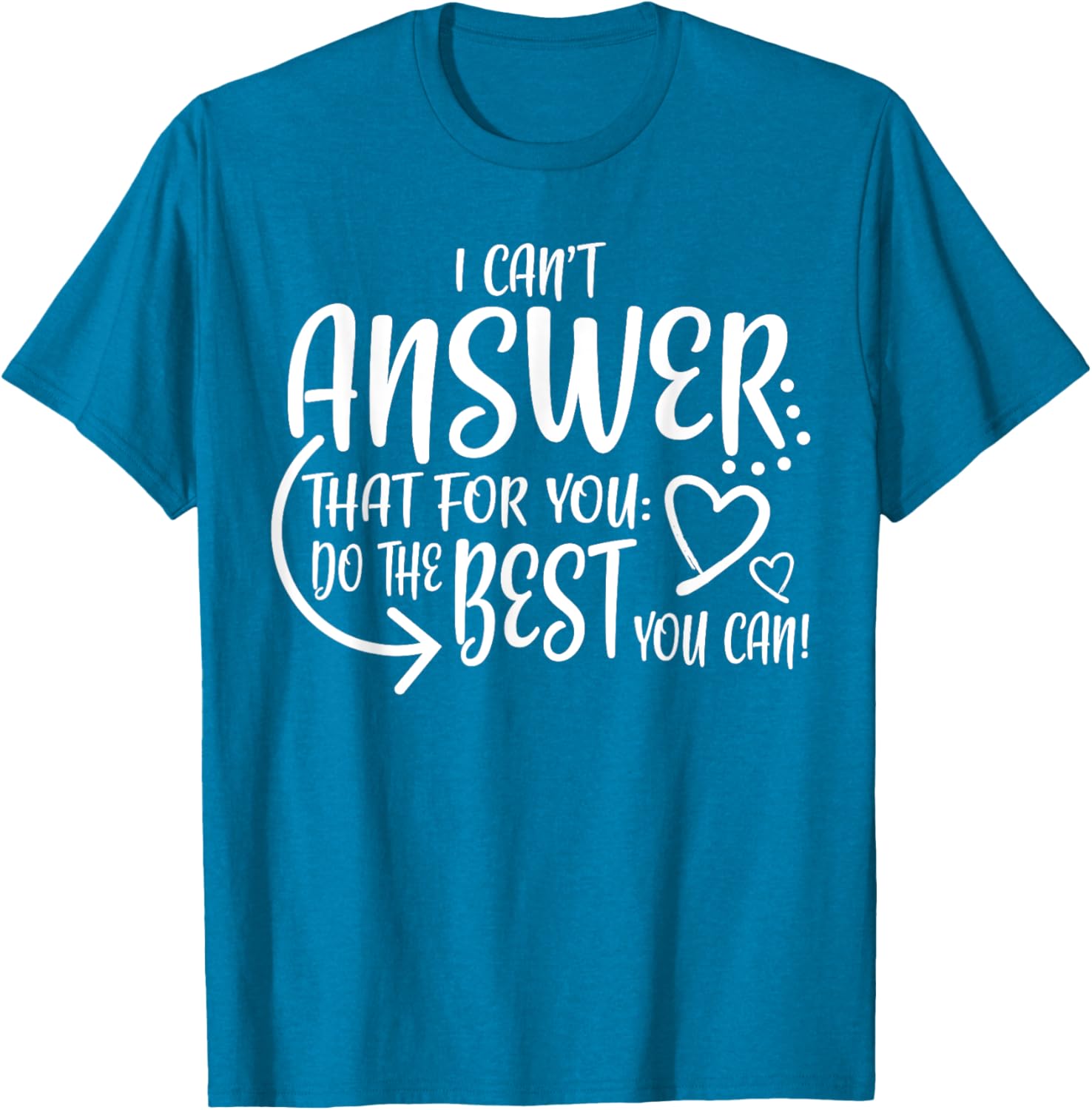 Teacher Test Day Gift Testing Quote State Exam Ladies T-Shirt