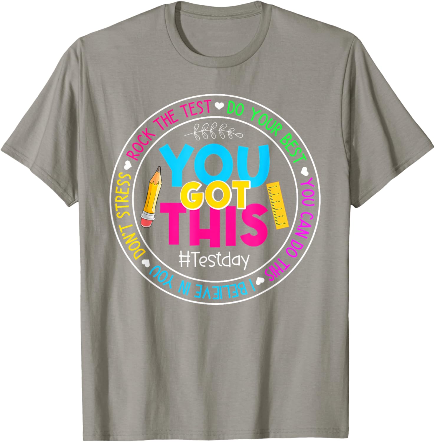 Teacher Testing Day You Got This Test Day Rock The Test T-Shirt