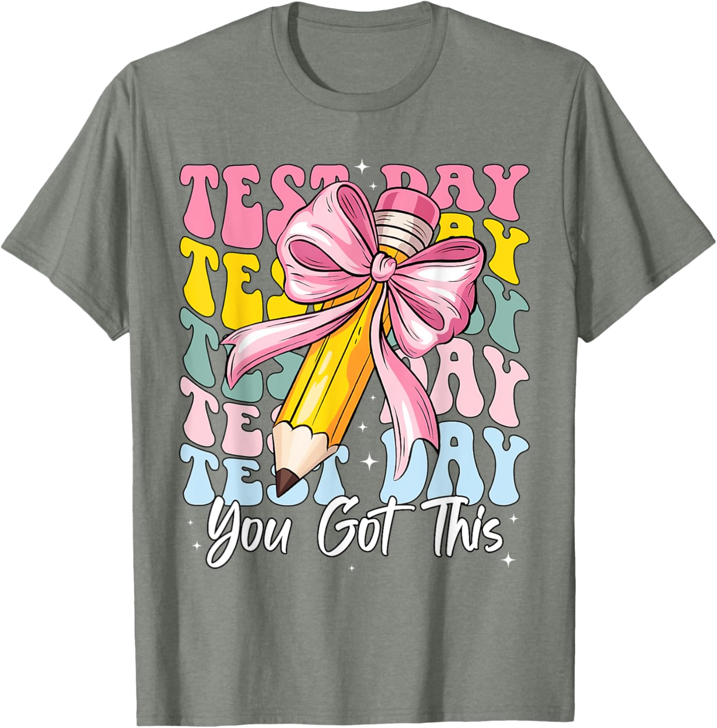 Test Day Rock The Test Motivational Teacher You Got This T-Shirt