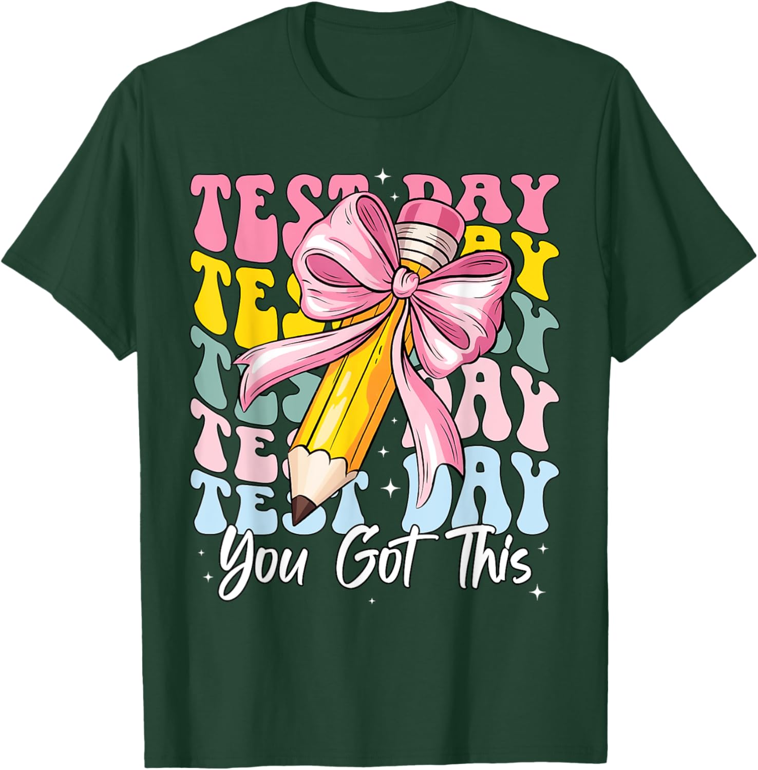 Test Day Rock The Test Motivational Teacher You Got This T-Shirt