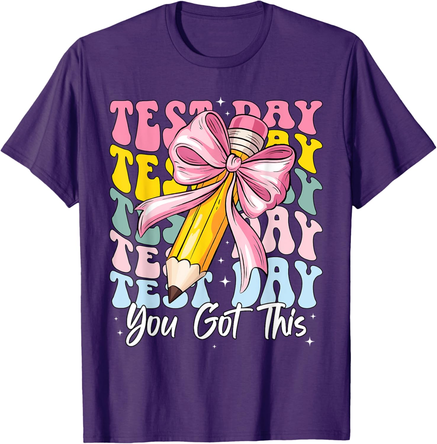 Test Day Rock The Test Motivational Teacher You Got This T-Shirt