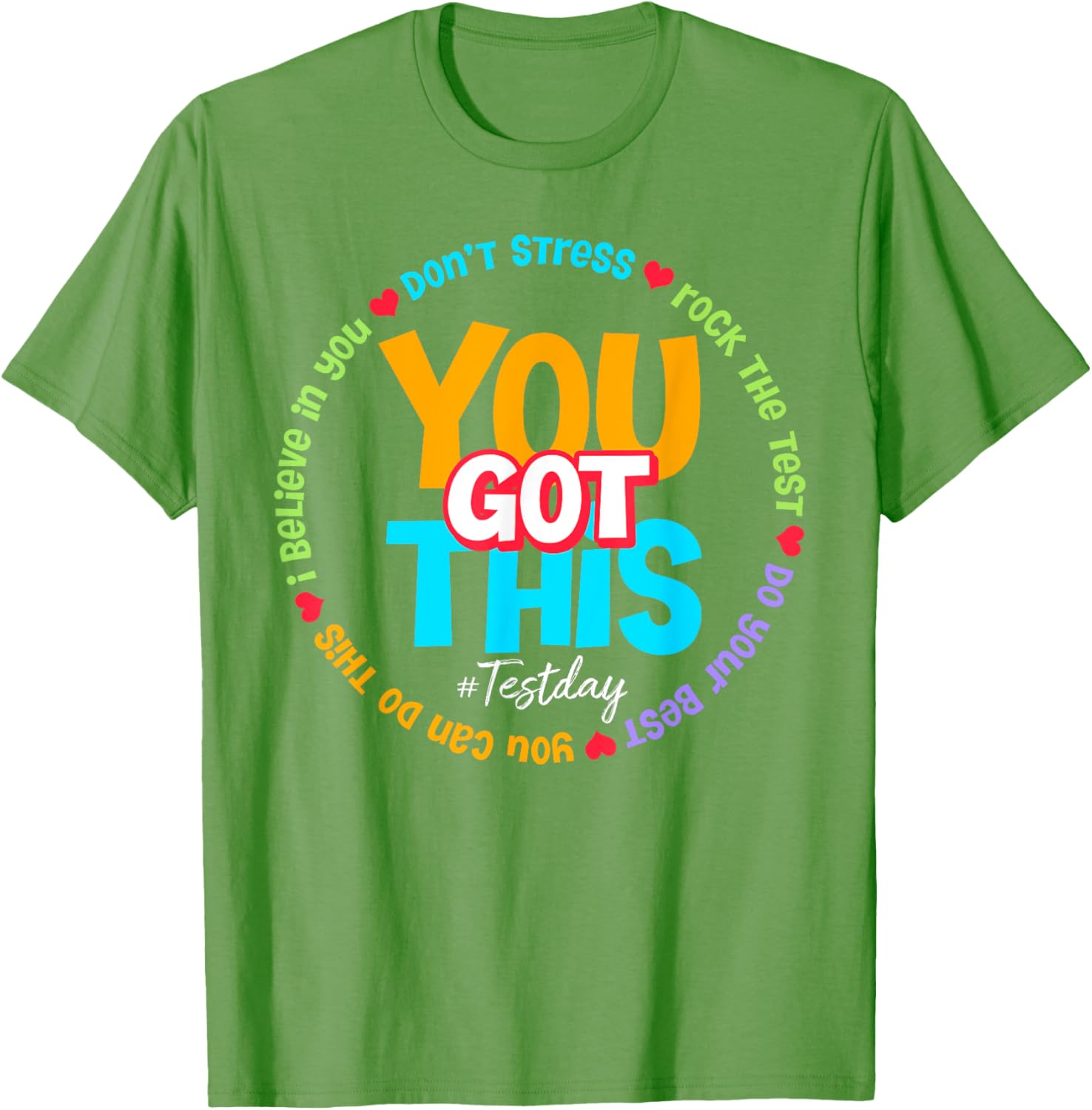 Test Day Rock The Test Teacher Testing Day You Got This T-Shirt