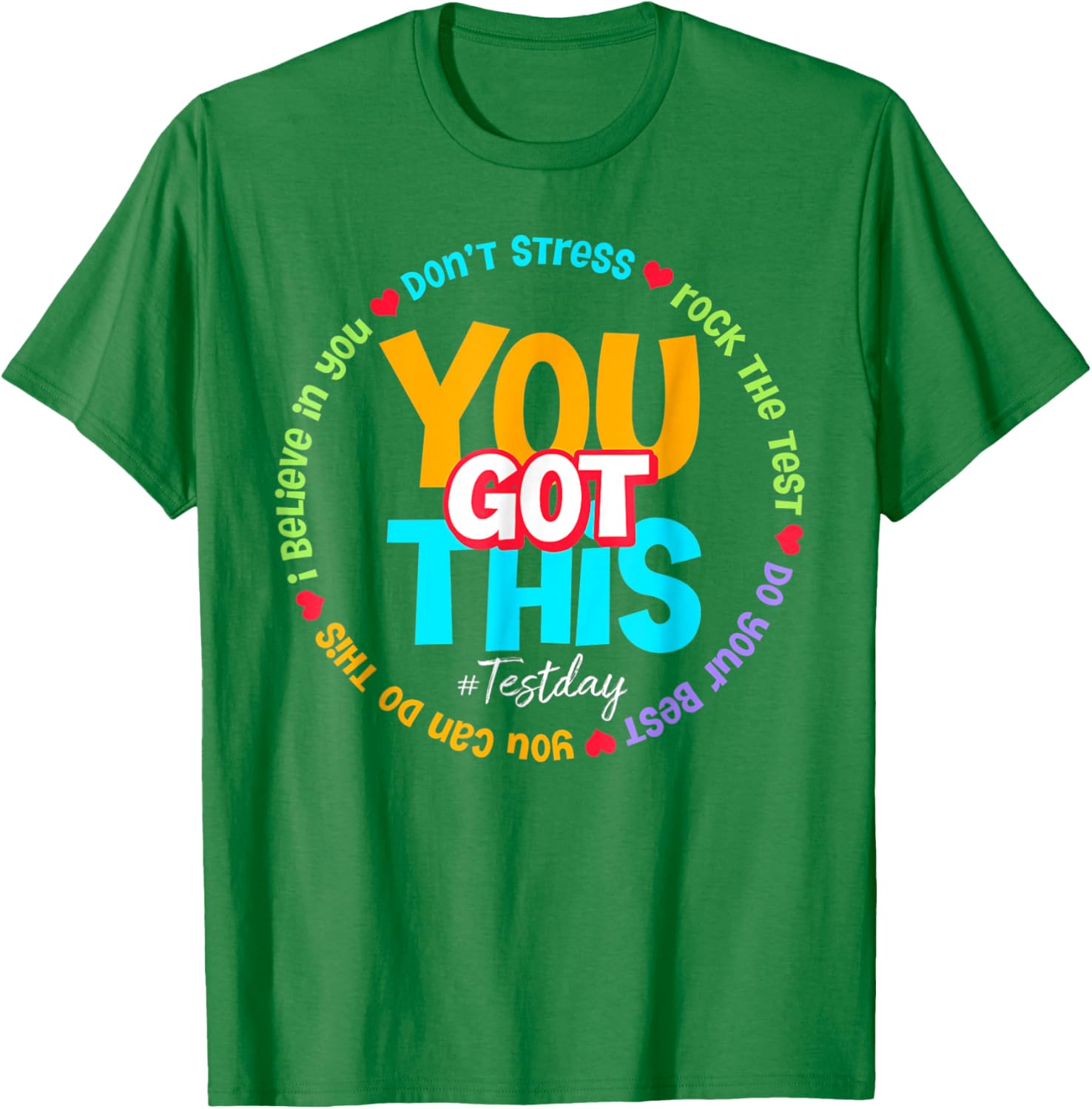 Test Day Rock The Test Teacher Testing Day You Got This T-Shirt