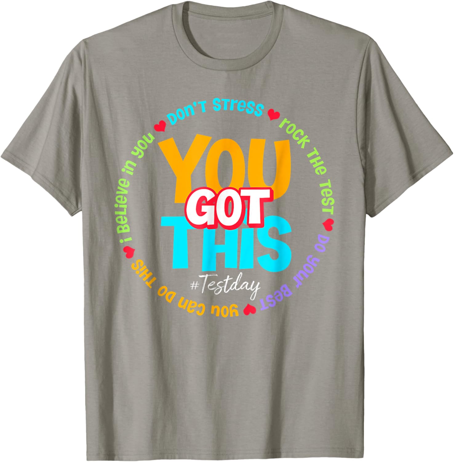 Test Day Rock The Test Teacher Testing Day You Got This T-Shirt