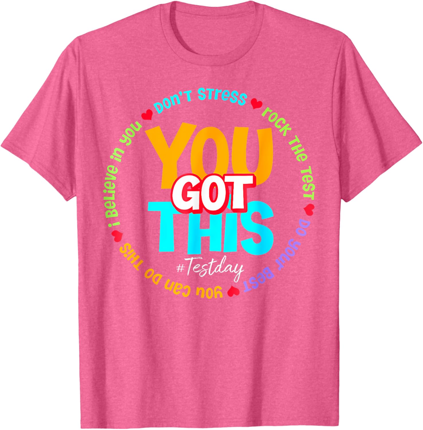 Test Day Rock The Test Teacher Testing Day You Got This T-Shirt