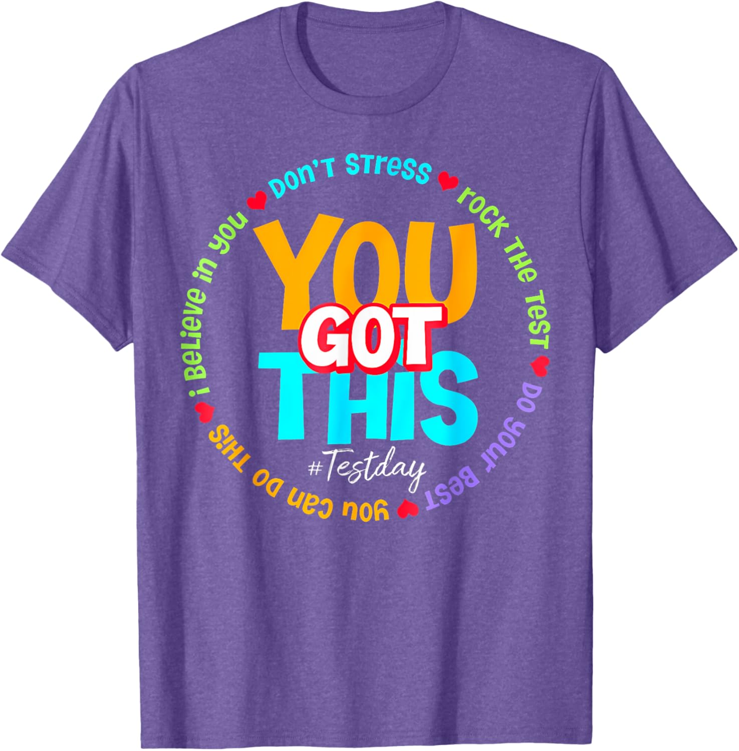 Test Day Rock The Test Teacher Testing Day You Got This T-Shirt