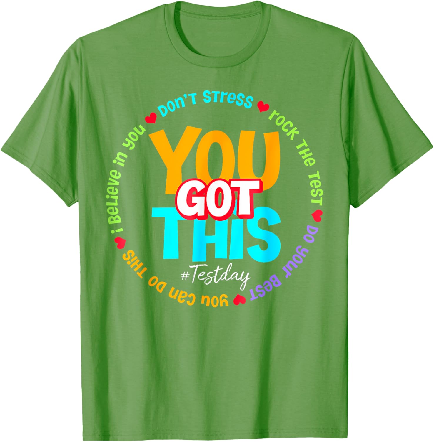 Test Day Rock The Test Teacher Testing Day You Got This T-Shirt