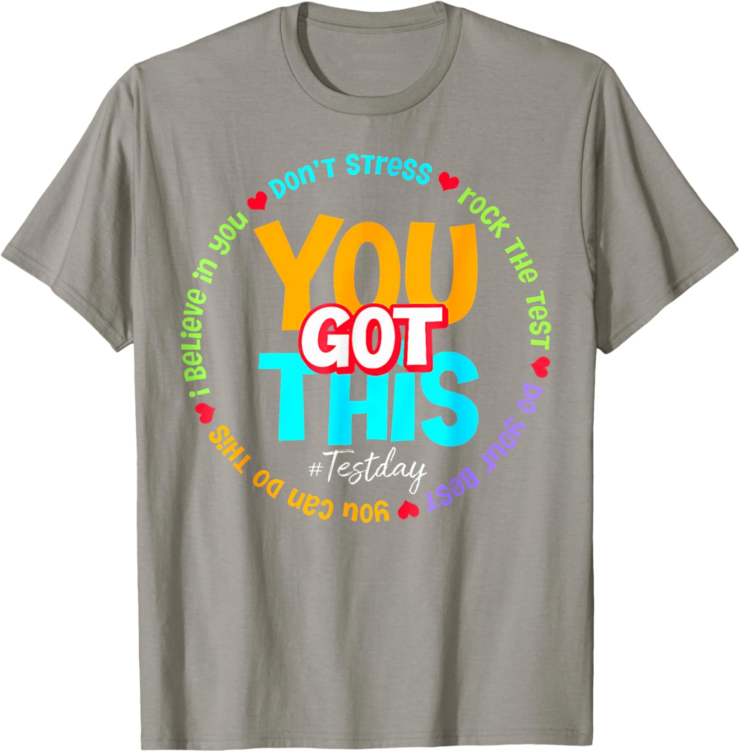 Test Day Rock The Test Teacher Testing Day You Got This T-Shirt