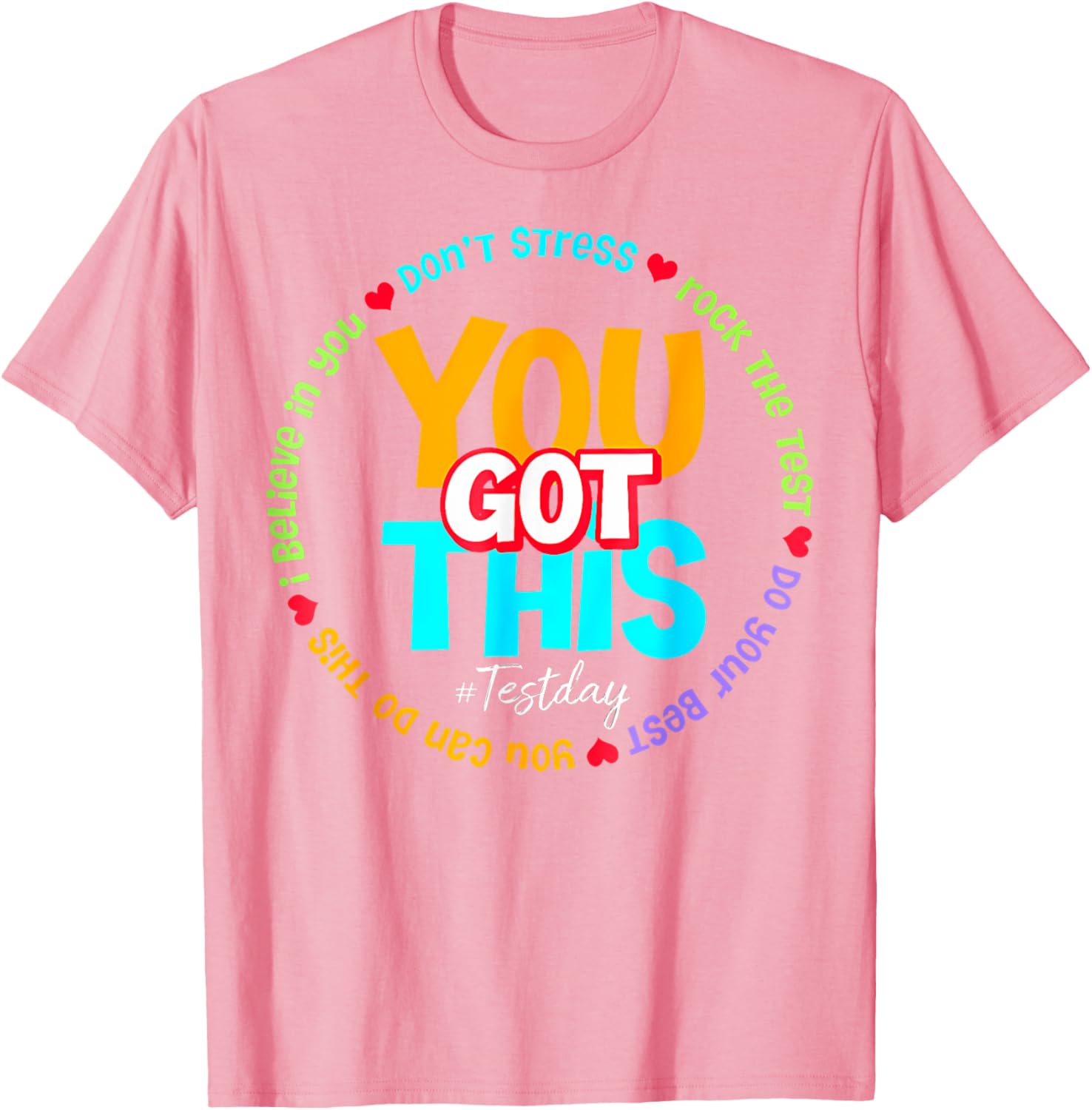 Test Day Rock The Test Teacher Testing Day You Got This T-Shirt
