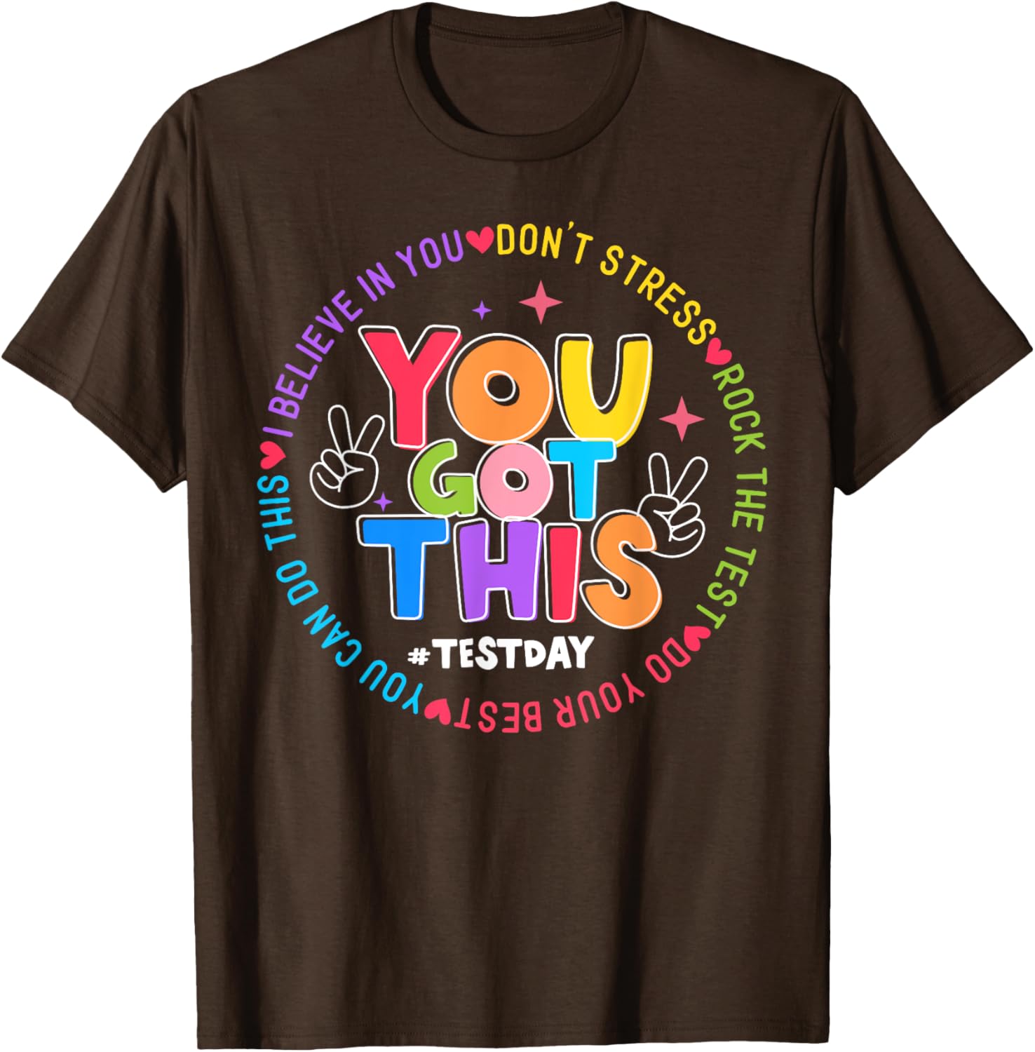 Test Day Rock The Test Teacher Testing Day You Got This T-Shirt
