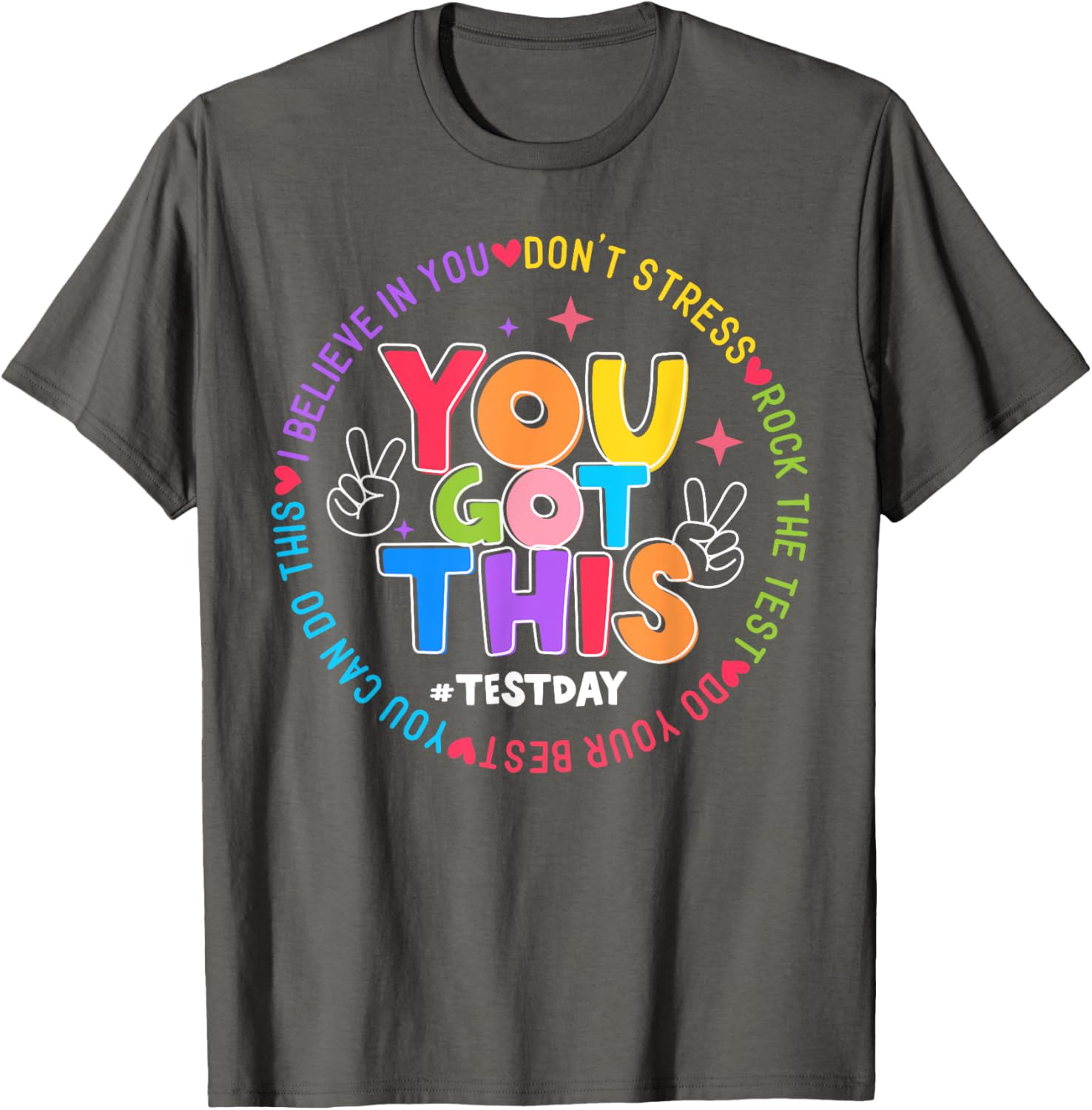 Test Day Rock The Test Teacher Testing Day You Got This T-Shirt
