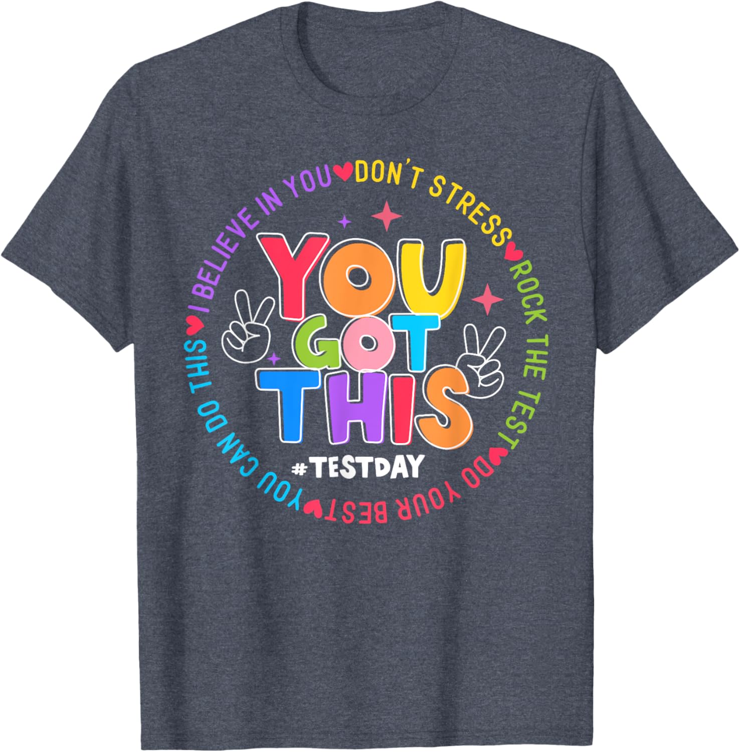 Test Day Rock The Test Teacher Testing Day You Got This T-Shirt