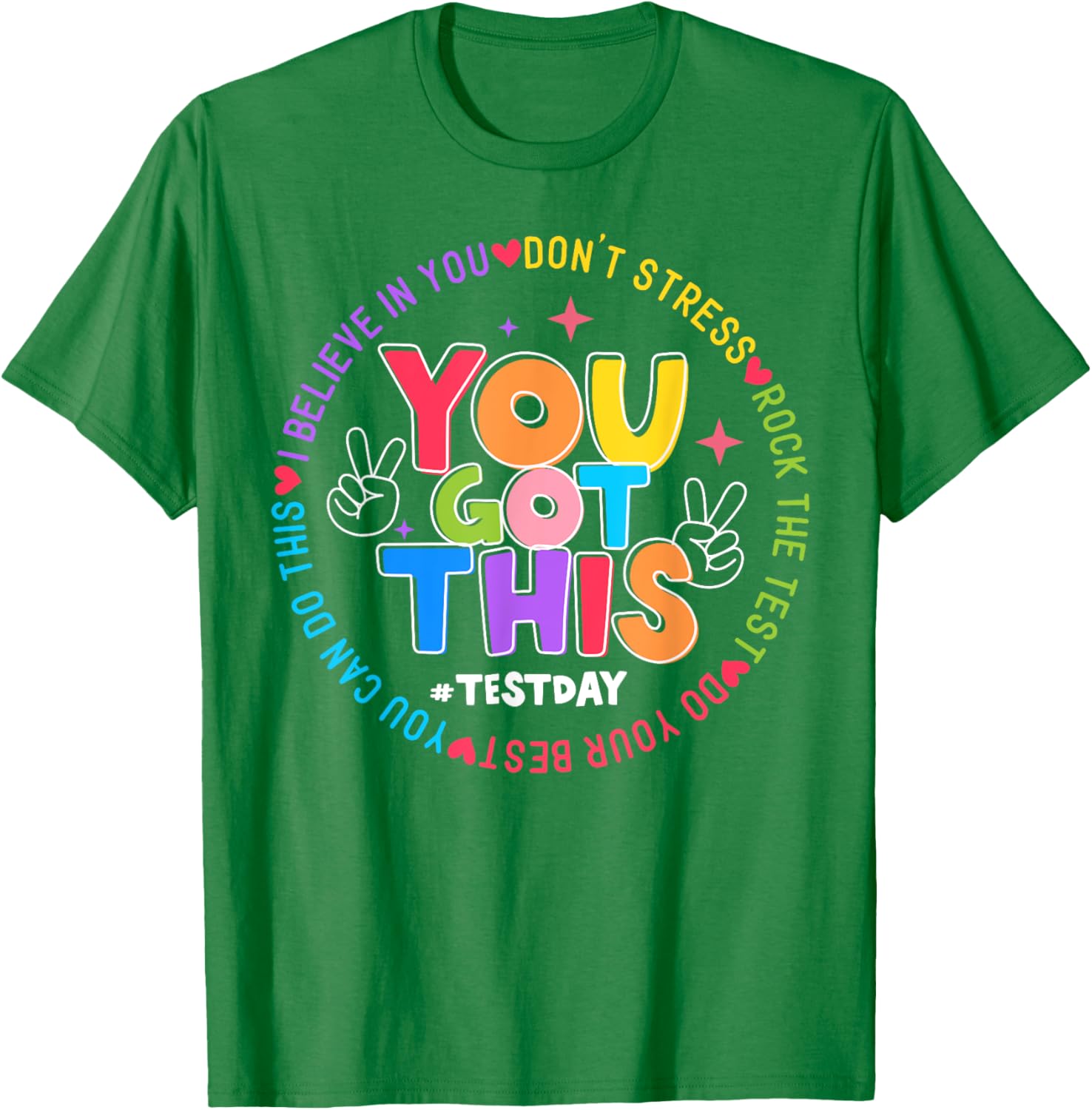 Test Day Rock The Test Teacher Testing Day You Got This T-Shirt