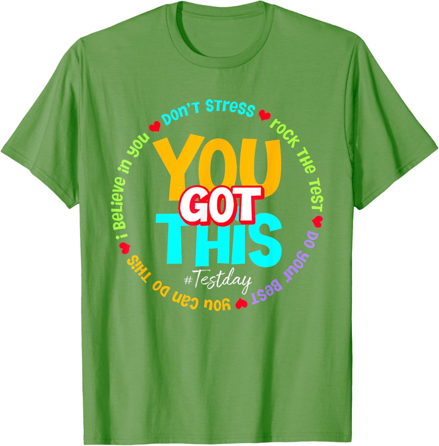 Test Day Rock The Test Teacher Testing Day You Got This T-Shirt