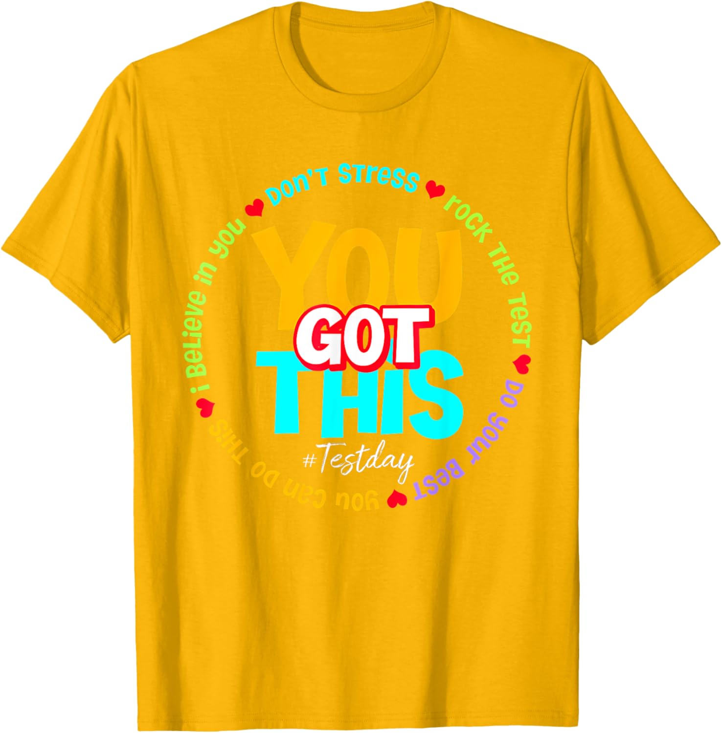 Test Day Rock The Test Teacher Testing Day You Got This T-Shirt
