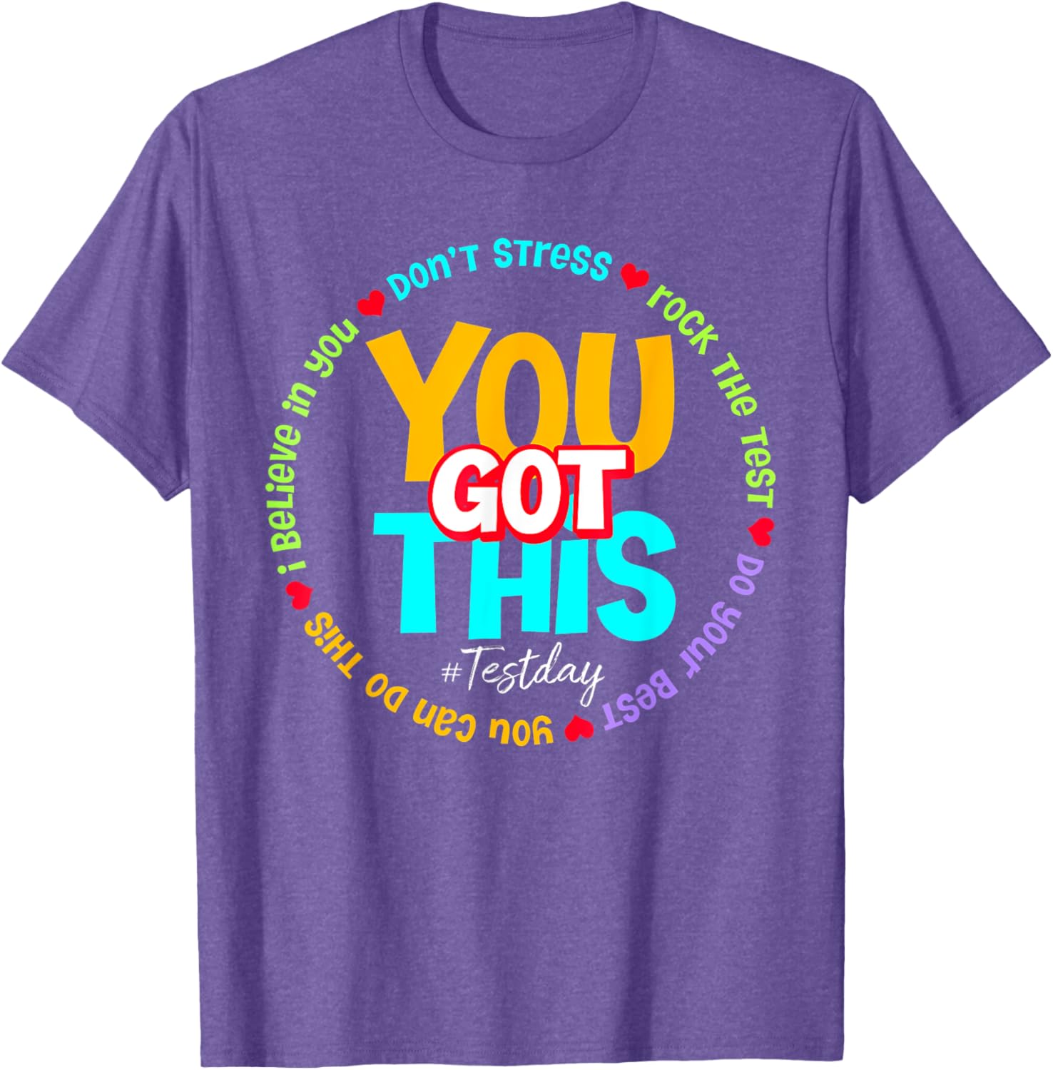 Test Day Rock The Test Teacher Testing Day You Got This T-Shirt