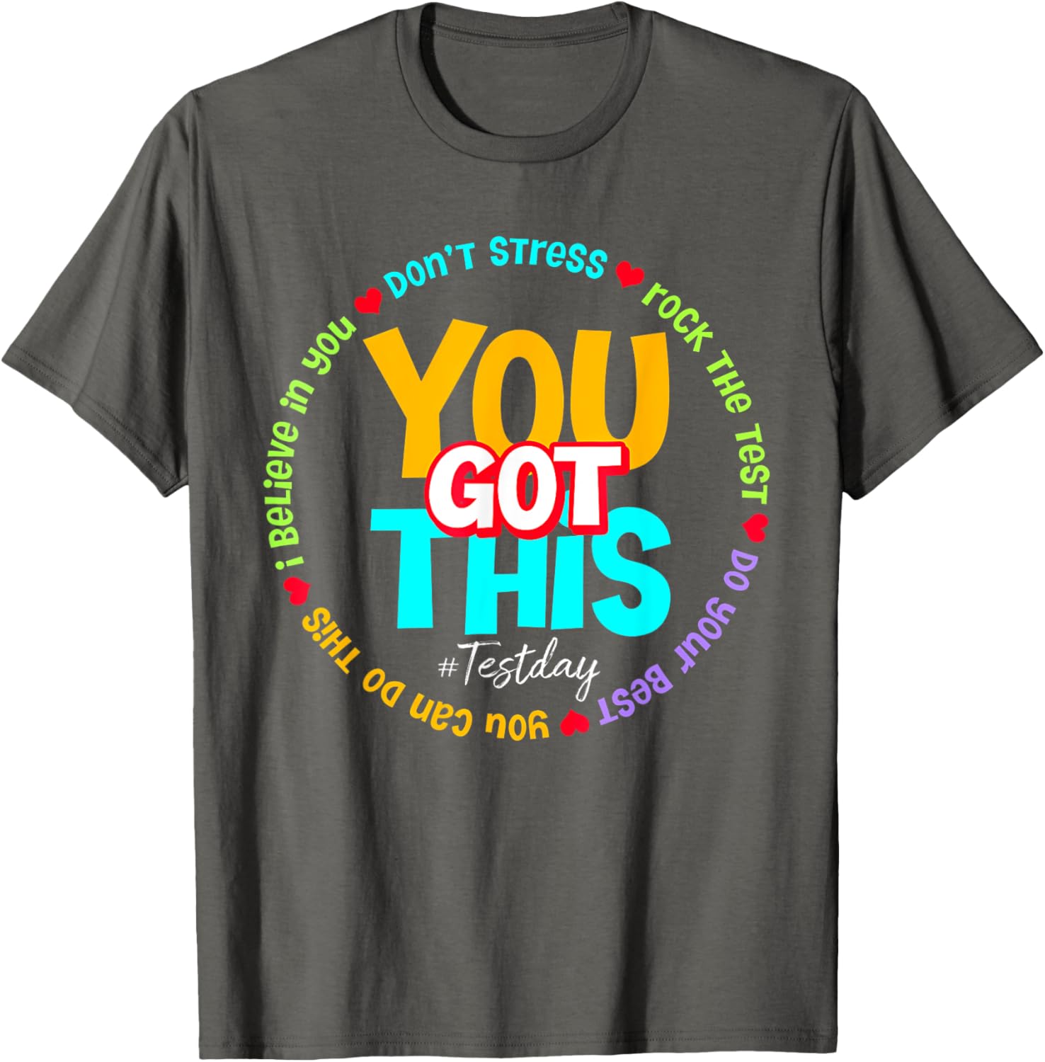 Test Day Rock The Test Teacher Testing Day You Got This T-Shirt