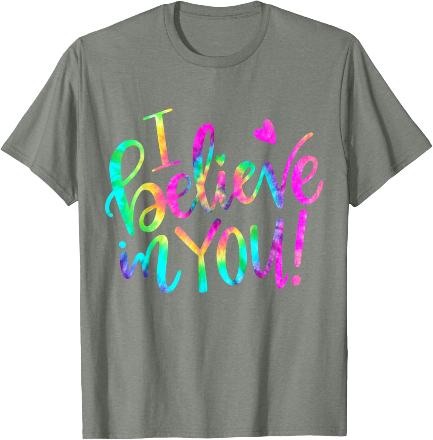 Test Day Teacher I Believe In You Shirt Testing Day Tie Dye T-Shirt
